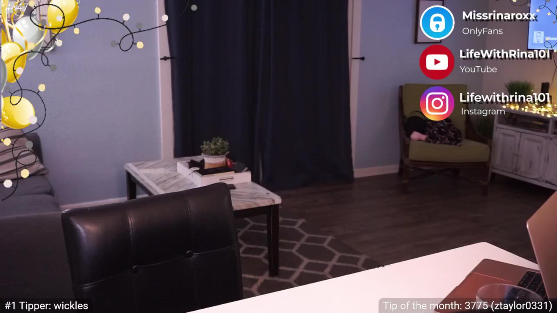 Gallery image thumbnail from Missrinaroxx's myfreecams stream on, 01/08/2025, 24:02 image 14 of 20
