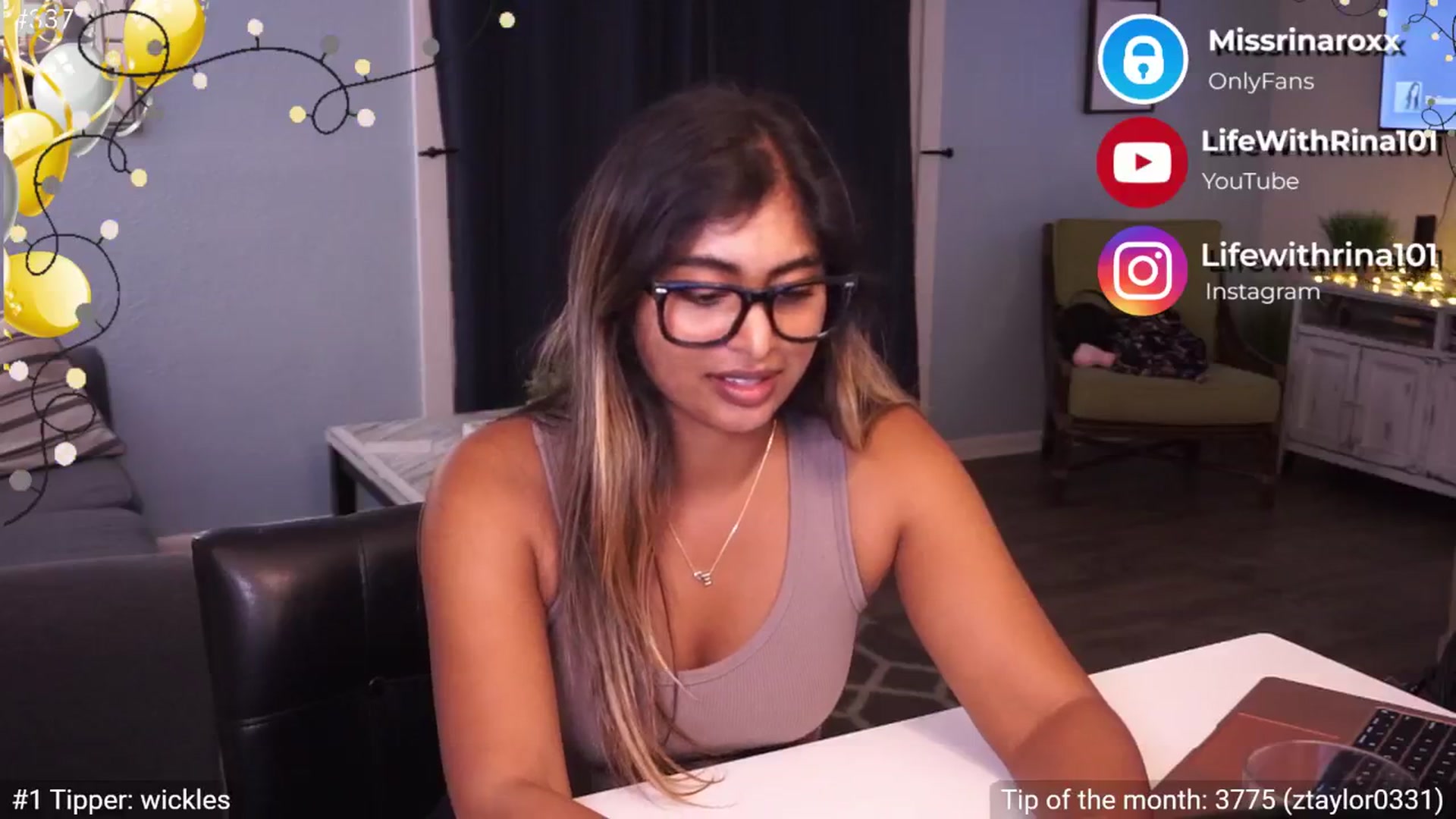 Gallery image thumbnail from Missrinaroxx's myfreecams stream on, 01/08/2025, 24:02 image 20 of 20