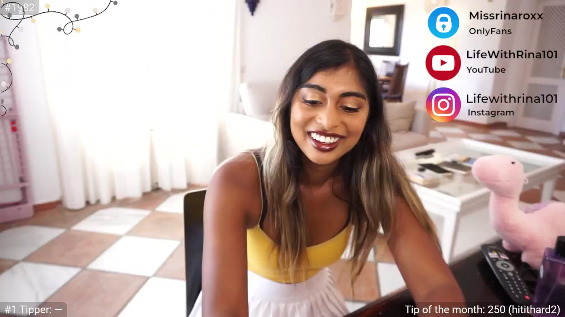 Gallery image thumbnail from Missrinaroxx's myfreecams stream on, 04/06/2025, 13:03 image 8 of 20