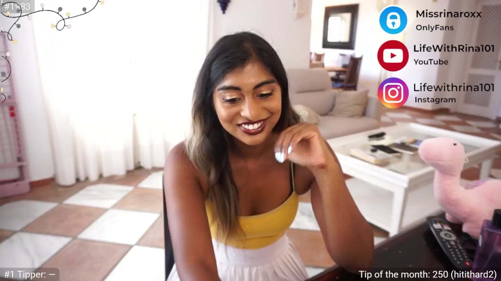 Gallery image thumbnail from Missrinaroxx's myfreecams stream on, 04/06/2025, 13:03 image 9 of 20