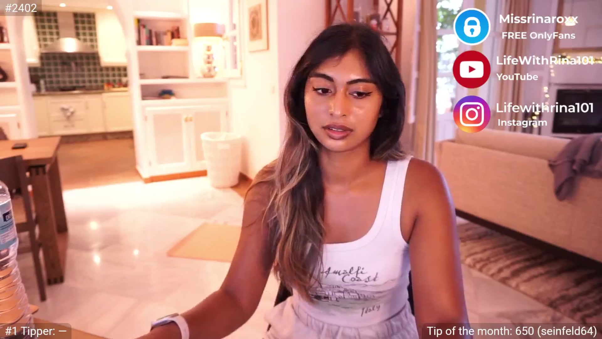 Gallery image thumbnail from Missrinaroxx's myfreecams stream on, 04/30/2025, 12:36 image 19 of 20