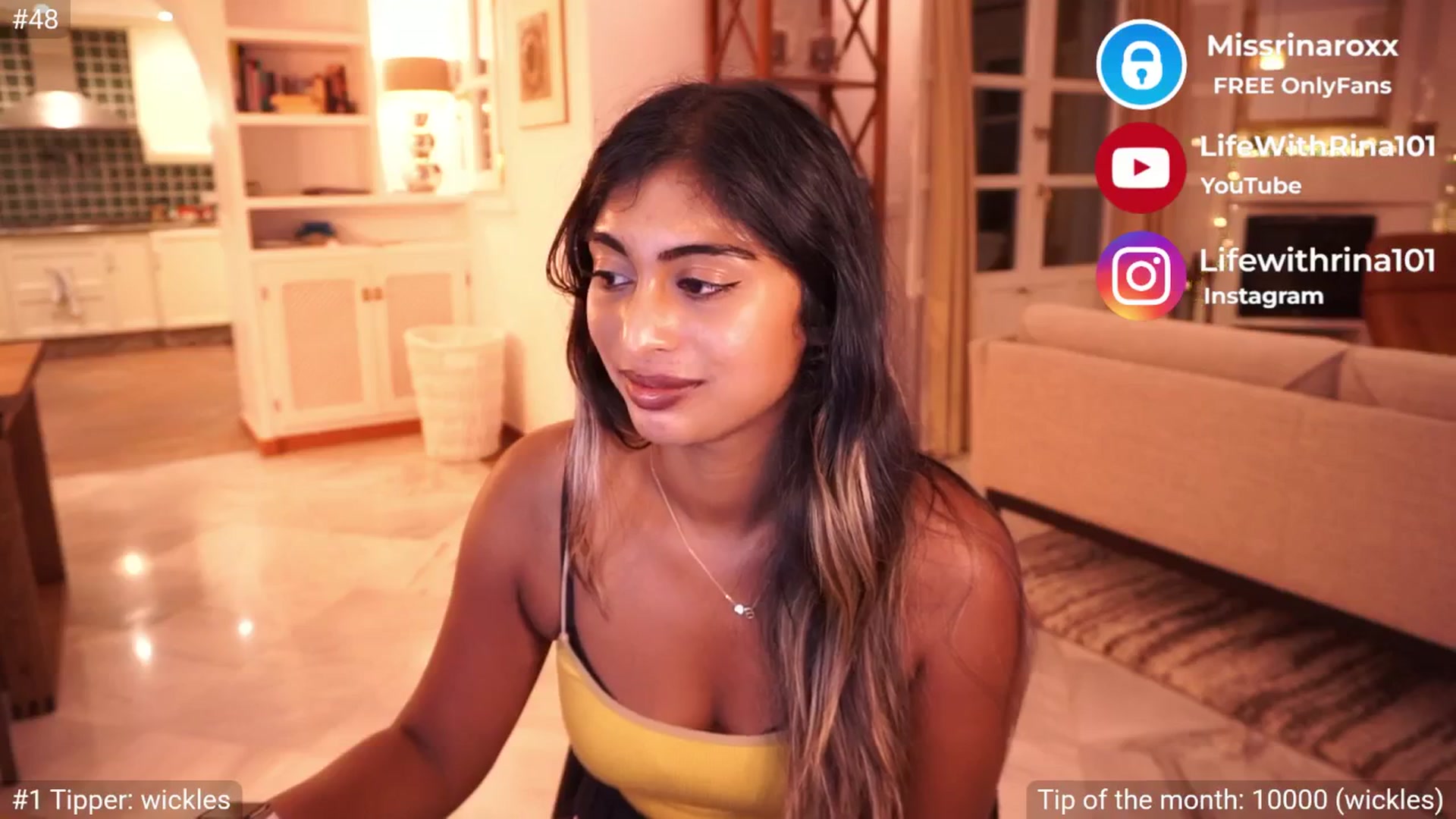 Gallery image thumbnail from Missrinaroxx's myfreecams stream on, 05/01/2025, 20:44 image 18 of 20