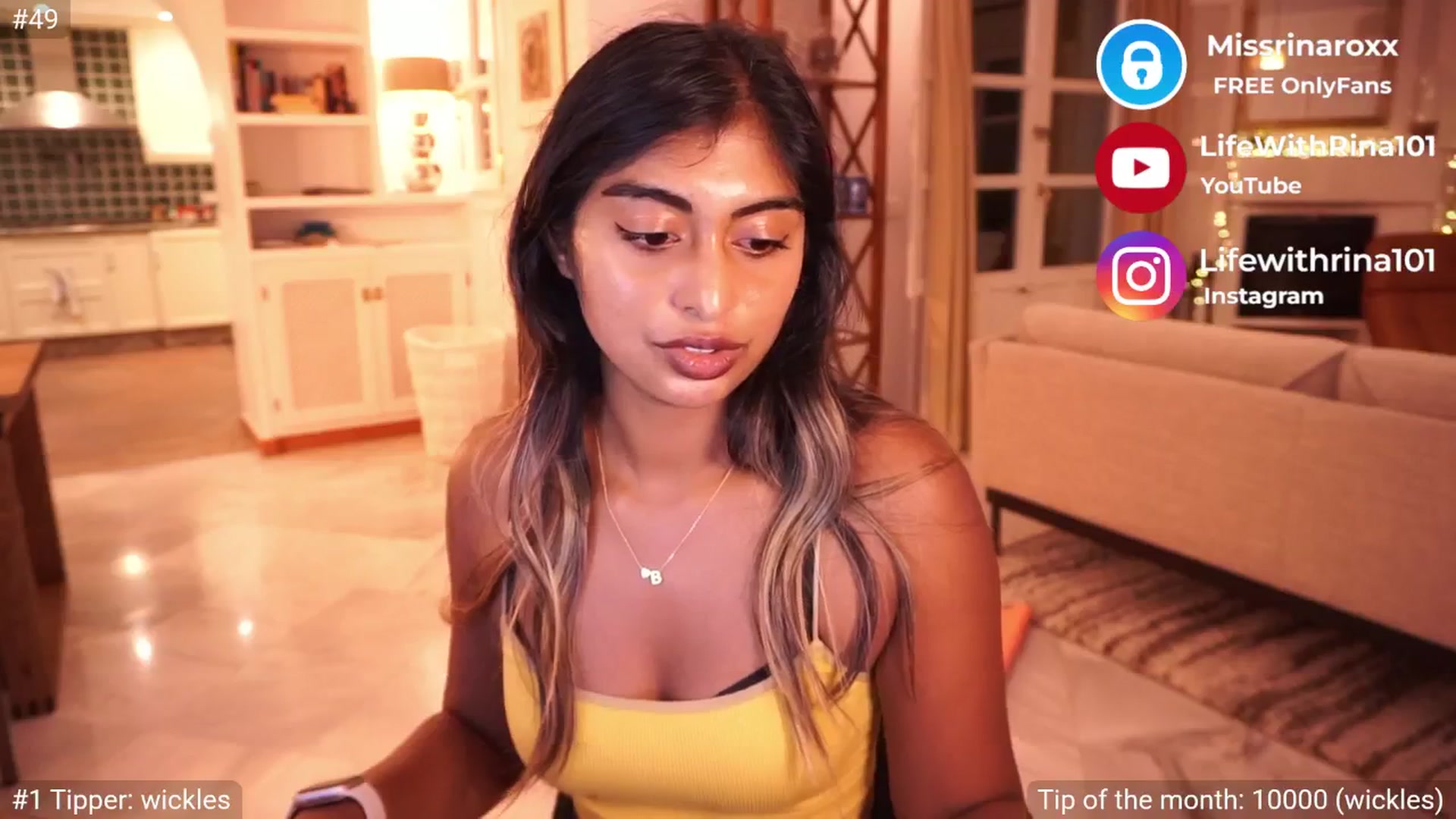 Gallery image thumbnail from Missrinaroxx's myfreecams stream on, 05/01/2025, 20:44 image 20 of 20