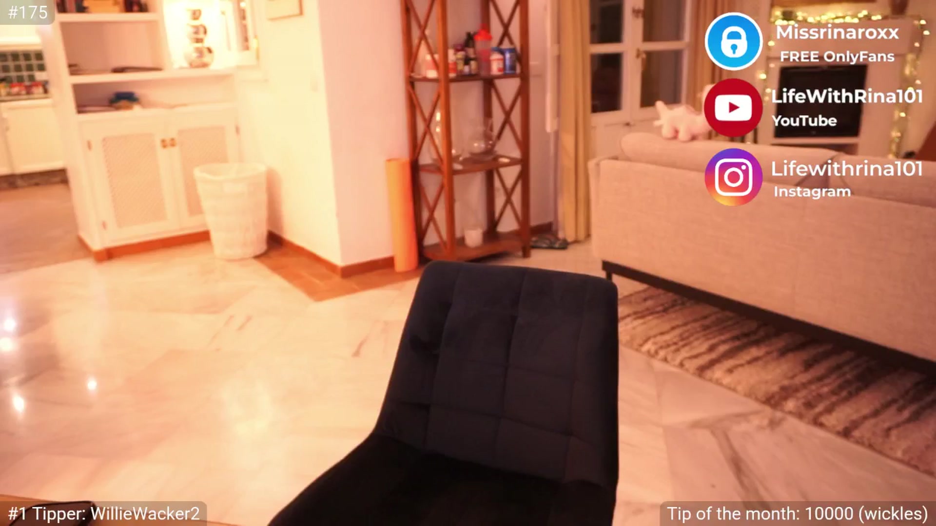 Gallery image thumbnail from Missrinaroxx's myfreecams stream on, 05/02/2025, 20:45 image 13 of 20