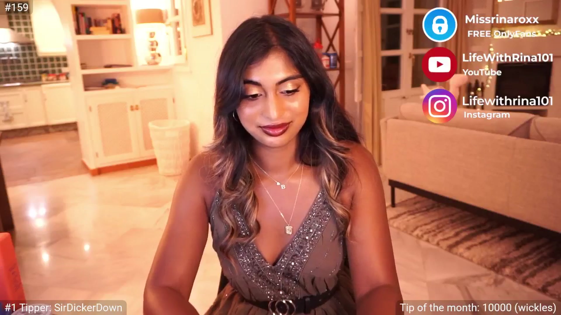 Gallery image thumbnail from Missrinaroxx's myfreecams stream on, 05/02/2025, 20:45 image 19 of 20