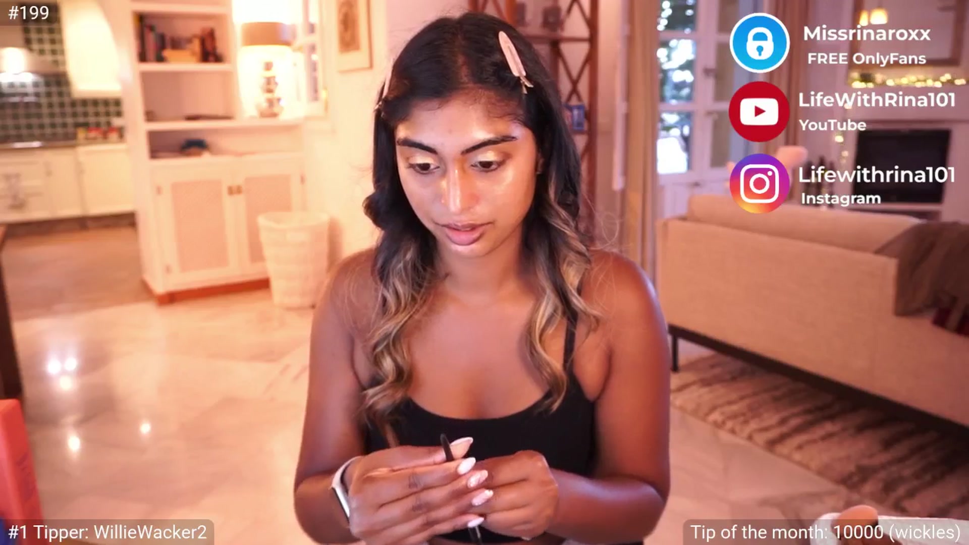 Gallery image thumbnail from Missrinaroxx's myfreecams stream on, 05/02/2025, 20:45 image 6 of 20