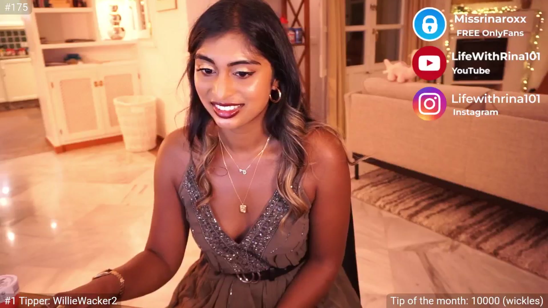 Gallery image thumbnail from Missrinaroxx's myfreecams stream on, 05/02/2025, 20:45 image 15 of 20
