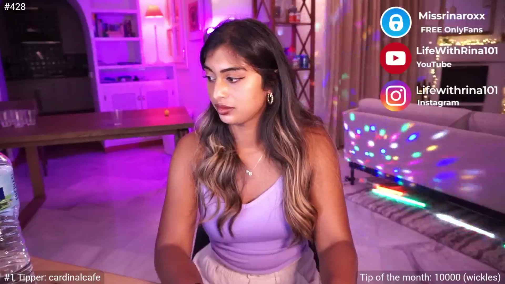 Gallery image thumbnail from Missrinaroxx's myfreecams stream on, 05/05/2025, 21:05 image 14 of 20