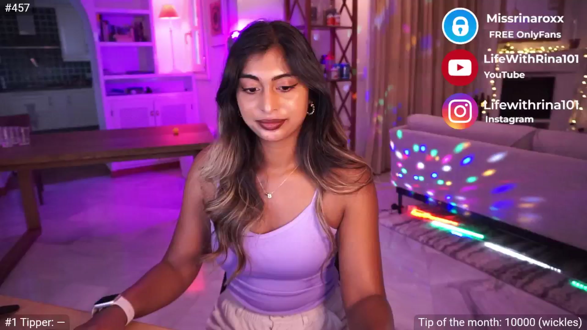 Gallery image thumbnail from Missrinaroxx's myfreecams stream on, 05/05/2025, 21:05 image 1 of 20
