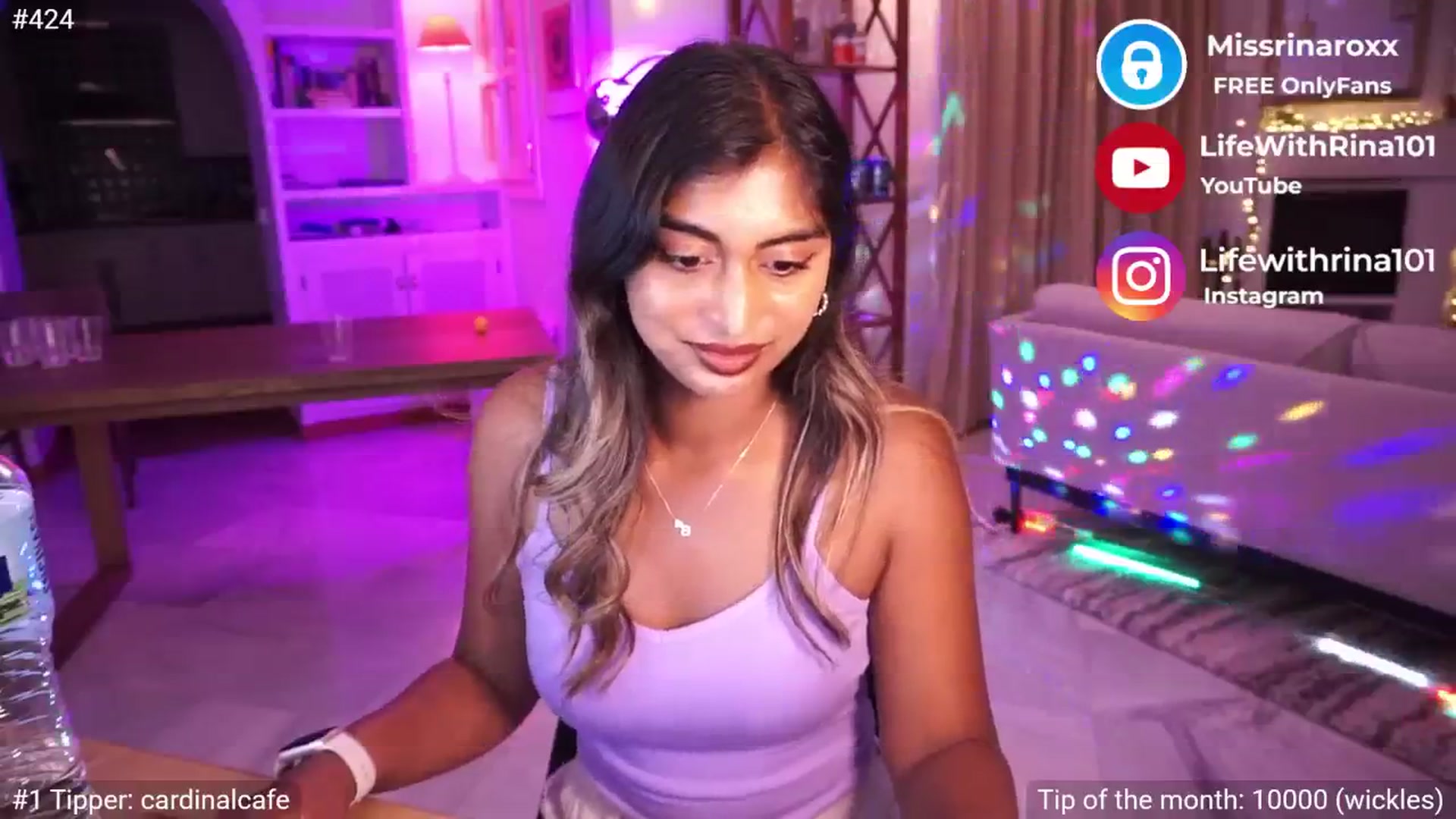 Gallery image thumbnail from Missrinaroxx's myfreecams stream on, 05/05/2025, 21:05 image 9 of 20