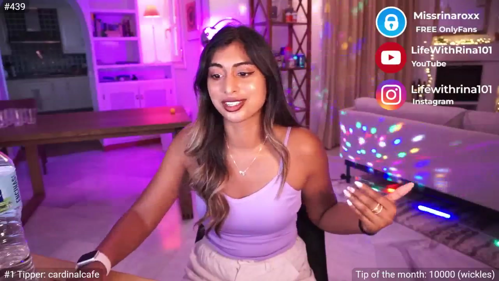 Gallery image thumbnail from Missrinaroxx's myfreecams stream on, 05/05/2025, 21:05 image 4 of 20