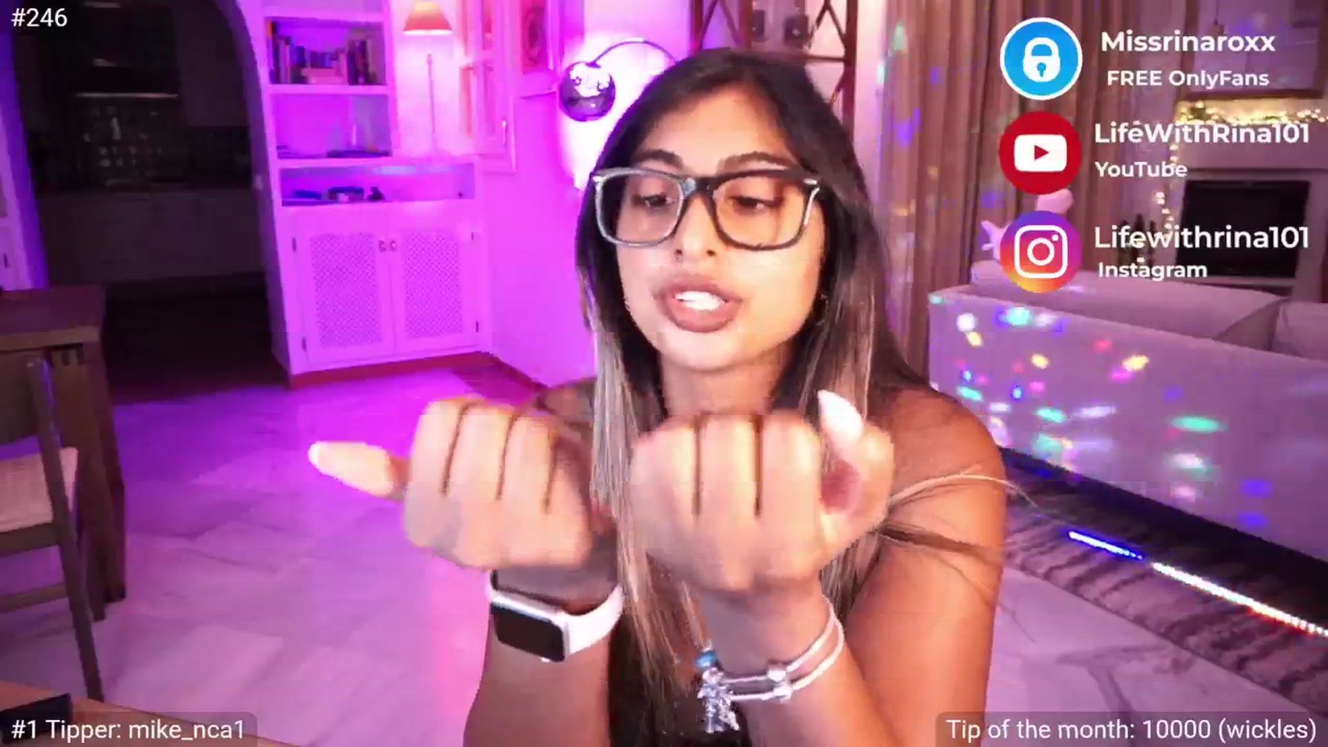 Gallery image thumbnail from Missrinaroxx's myfreecams stream on, 05/09/2025, 21:23 image 18 of 20