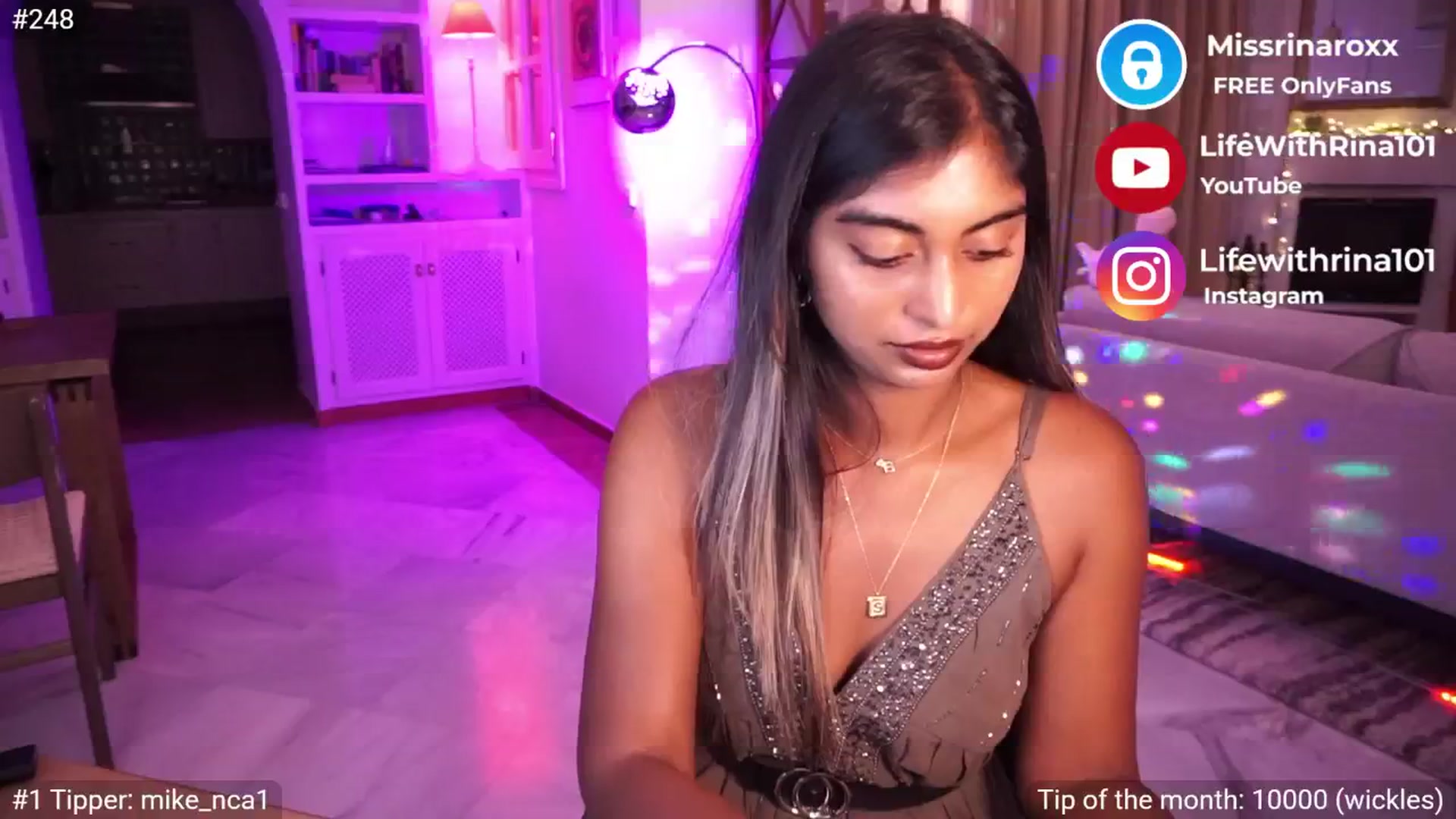 Gallery image thumbnail from Missrinaroxx's myfreecams stream on, 05/09/2025, 21:23 image 12 of 20