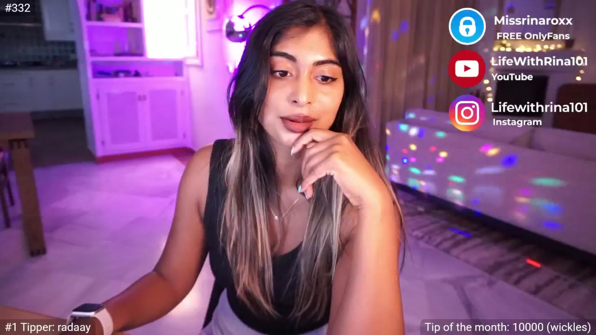 Gallery image thumbnail from Missrinaroxx's myfreecams stream on, 05/11/2025, 19:35 image 2 of 20