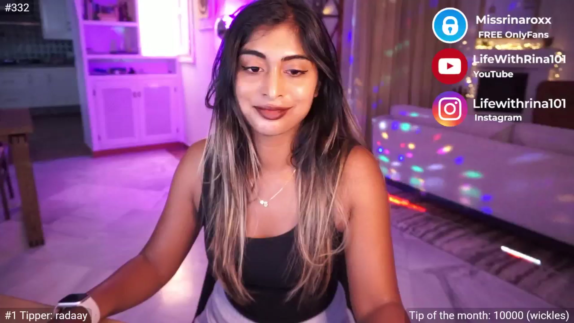 Gallery image thumbnail from Missrinaroxx's myfreecams stream on, 05/11/2025, 19:35 image 1 of 20