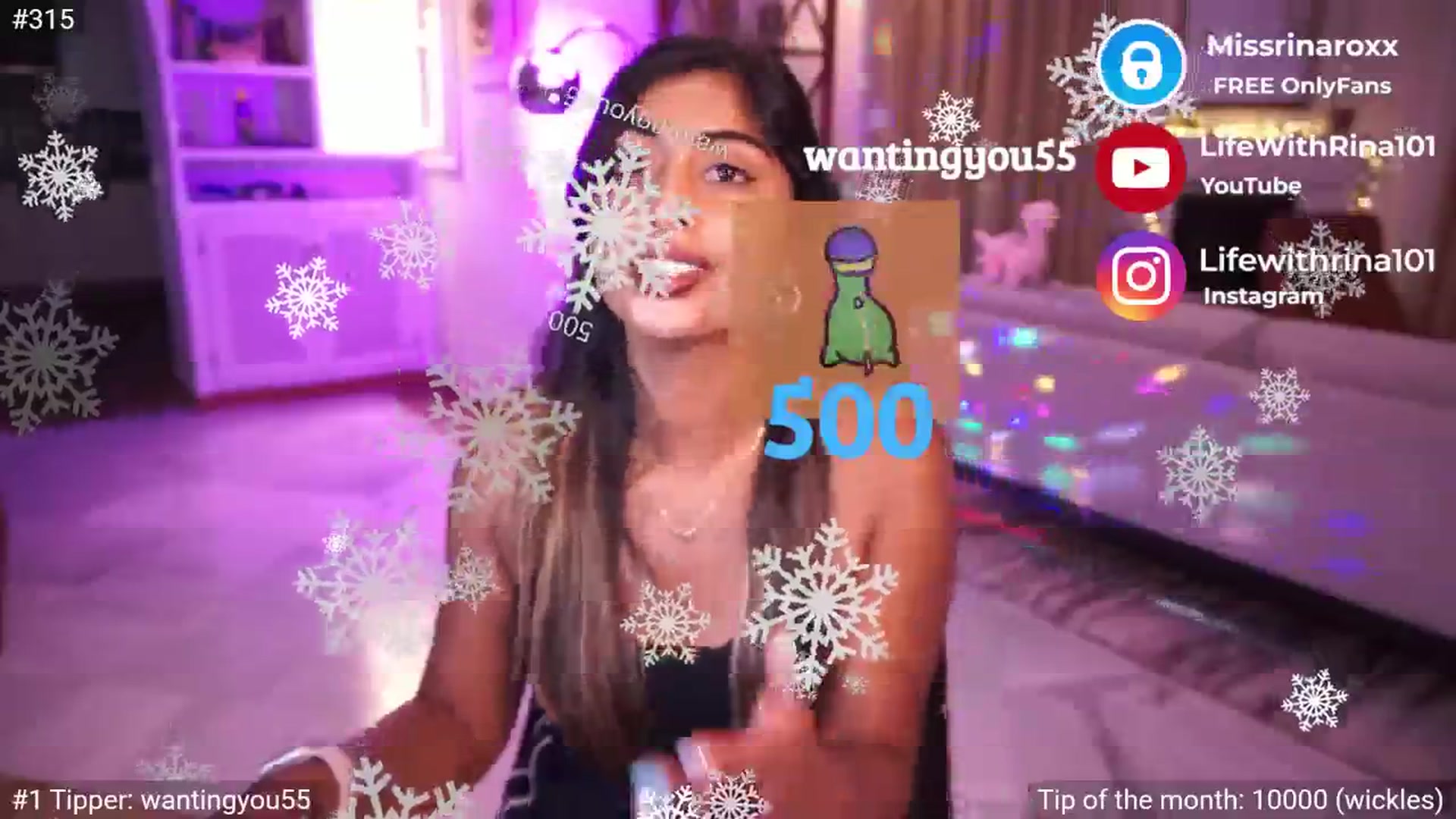 Gallery image thumbnail from Missrinaroxx's myfreecams stream on, 05/12/2025, 19:22 image 16 of 20