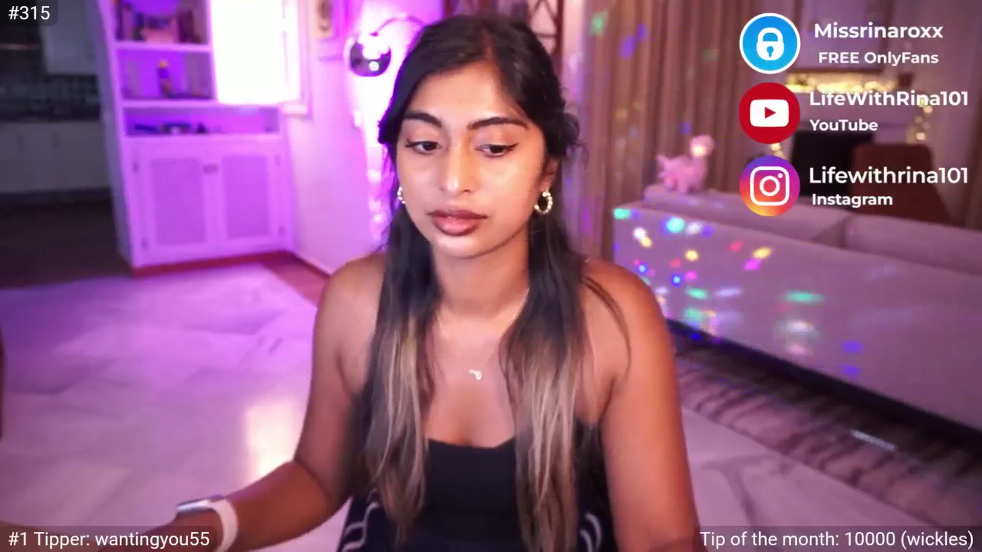 Gallery image thumbnail from Missrinaroxx's myfreecams stream on, 05/12/2025, 19:22 image 8 of 20