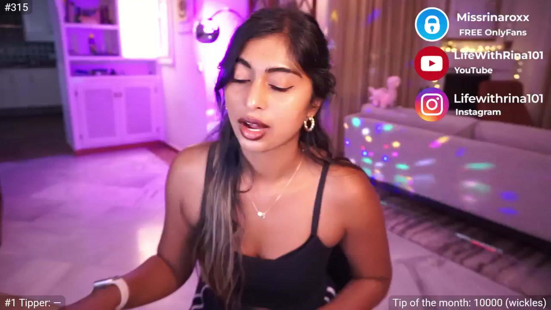 Gallery image thumbnail from Missrinaroxx's myfreecams stream on, 05/12/2025, 19:22 image 6 of 20