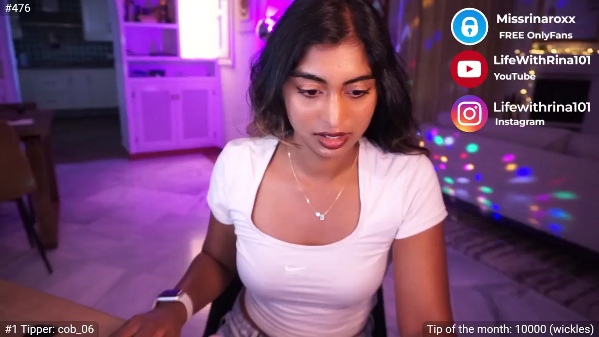 Gallery image thumbnail from Missrinaroxx's myfreecams stream on, 05/19/2025, 19:08 image 7 of 20