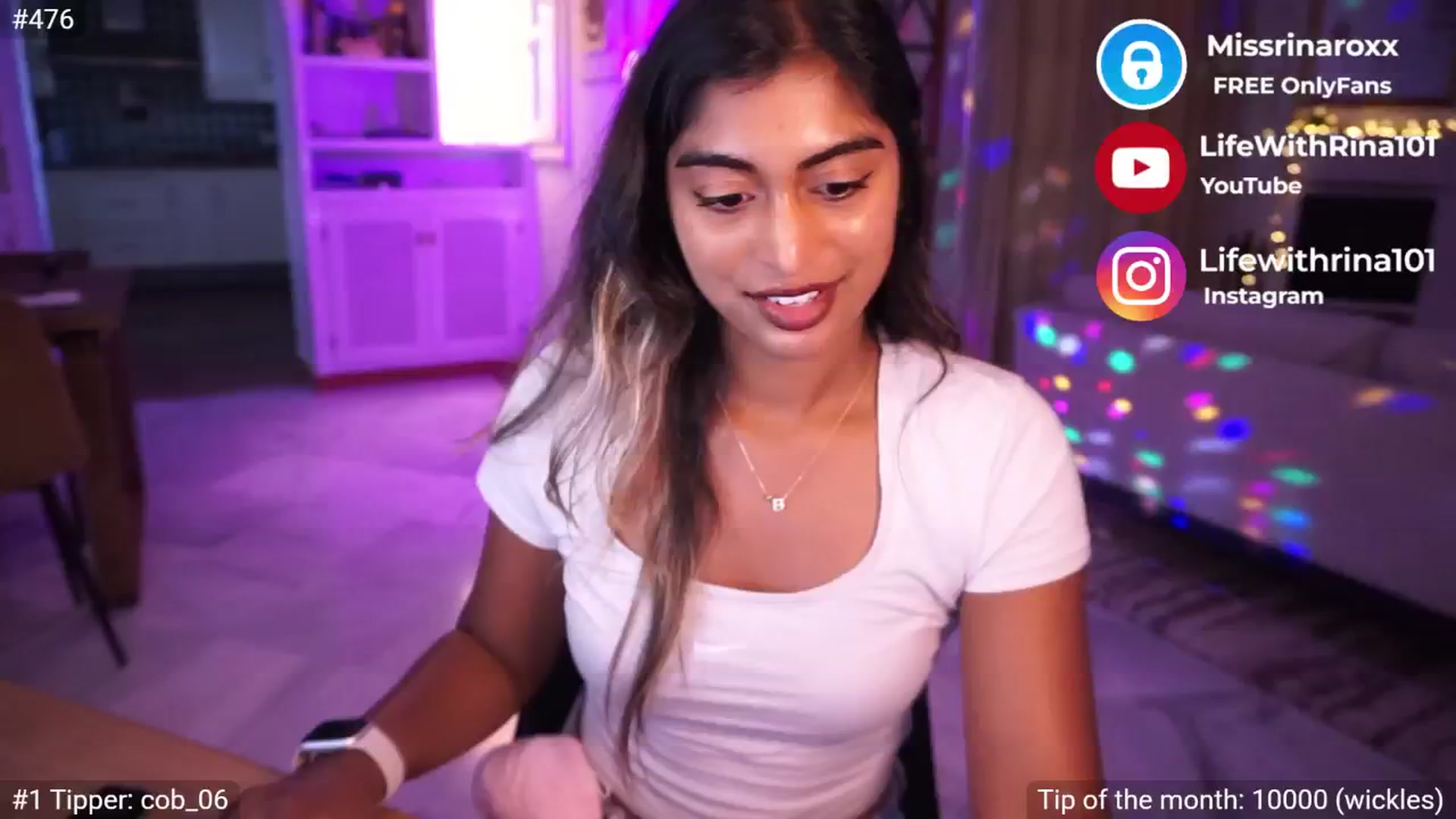 Gallery image thumbnail from Missrinaroxx's myfreecams stream on, 05/19/2025, 19:08 image 6 of 20