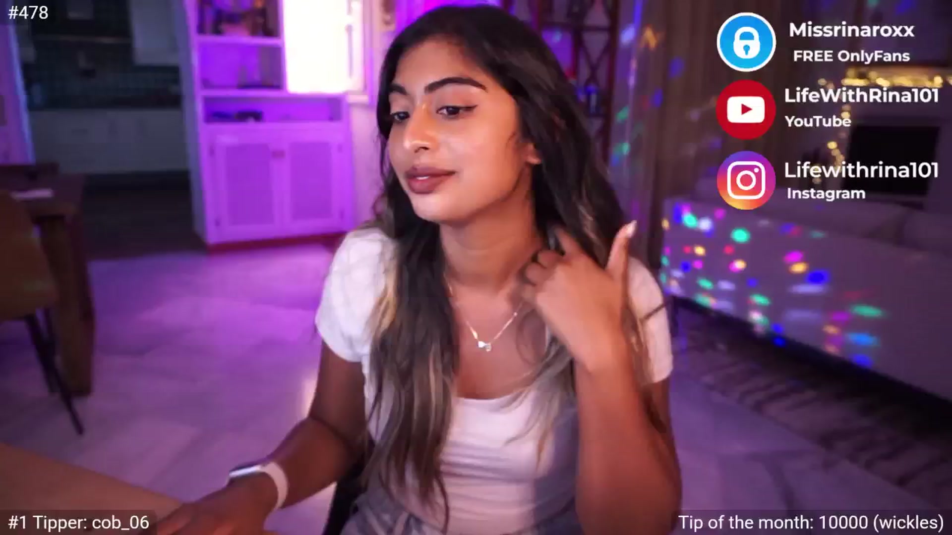 Gallery image thumbnail from Missrinaroxx's myfreecams stream on, 05/19/2025, 19:08 image 10 of 20