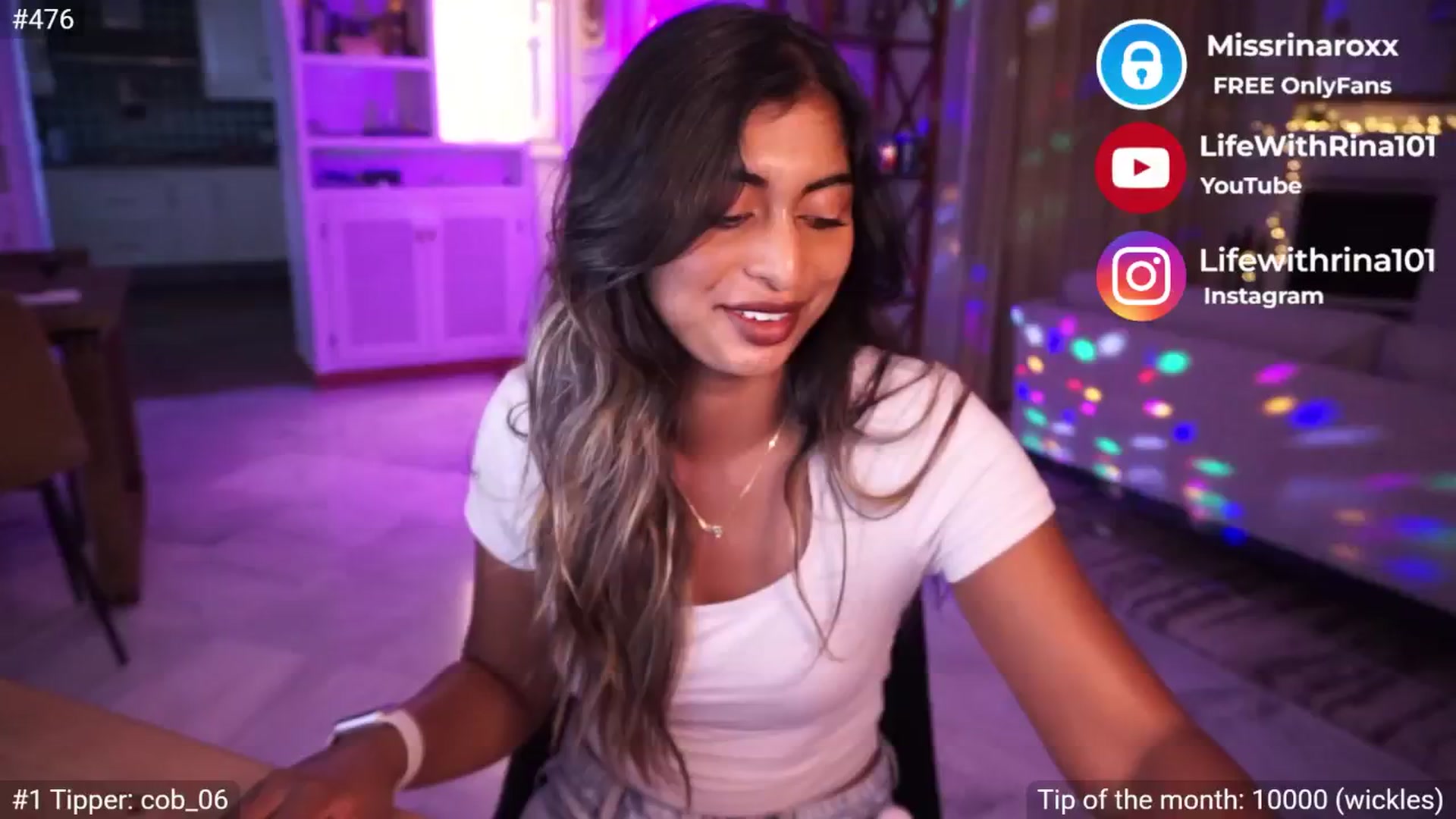 Gallery image thumbnail from Missrinaroxx's myfreecams stream on, 05/19/2025, 19:08 image 8 of 20