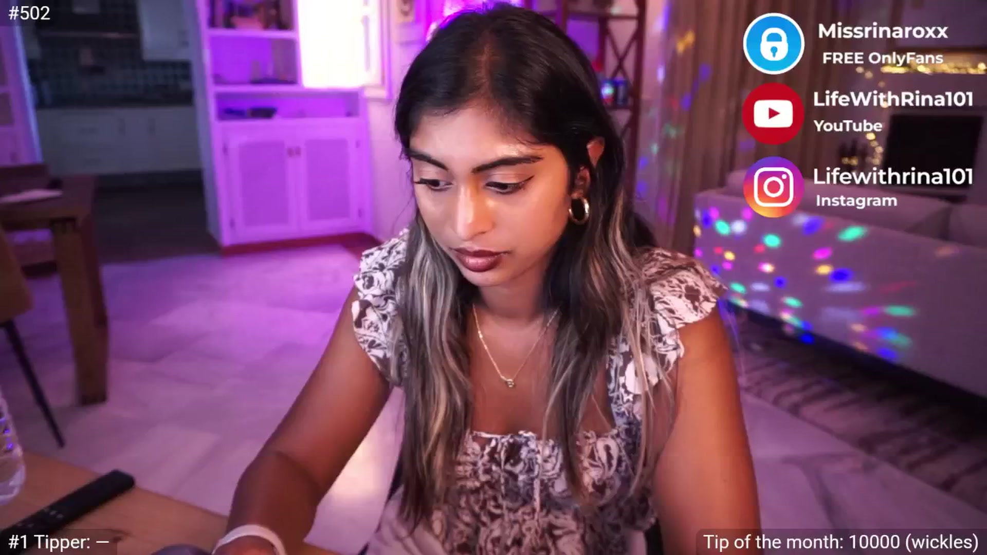 Gallery image thumbnail from Missrinaroxx's myfreecams stream on, 05/20/2025, 18:10 image 18 of 20