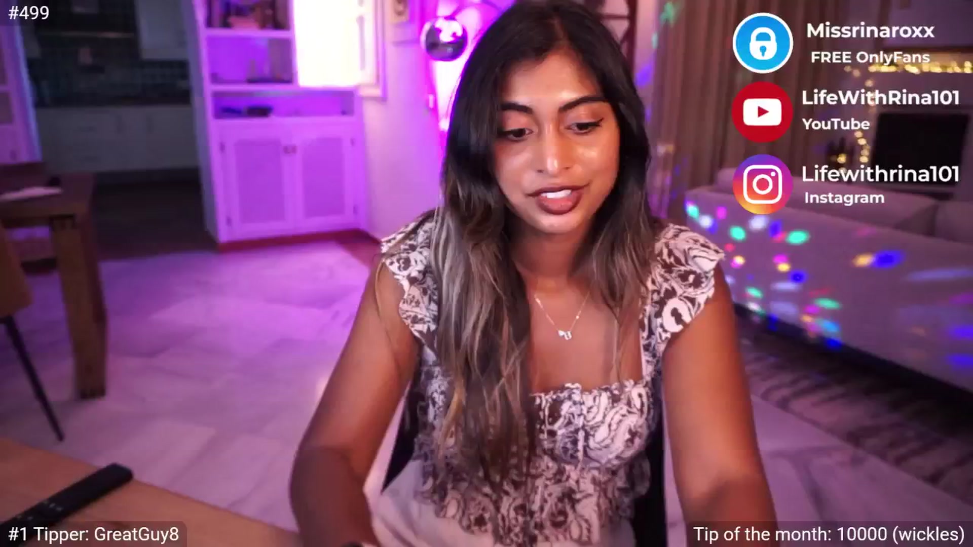 Gallery image thumbnail from Missrinaroxx's myfreecams stream on, 05/20/2025, 19:07 image 4 of 20