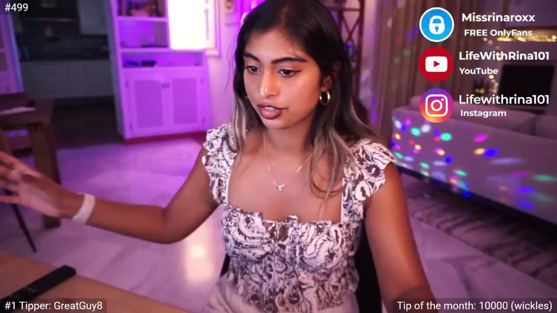 Gallery image thumbnail from Missrinaroxx's myfreecams stream on, 05/20/2025, 19:07 image 7 of 20