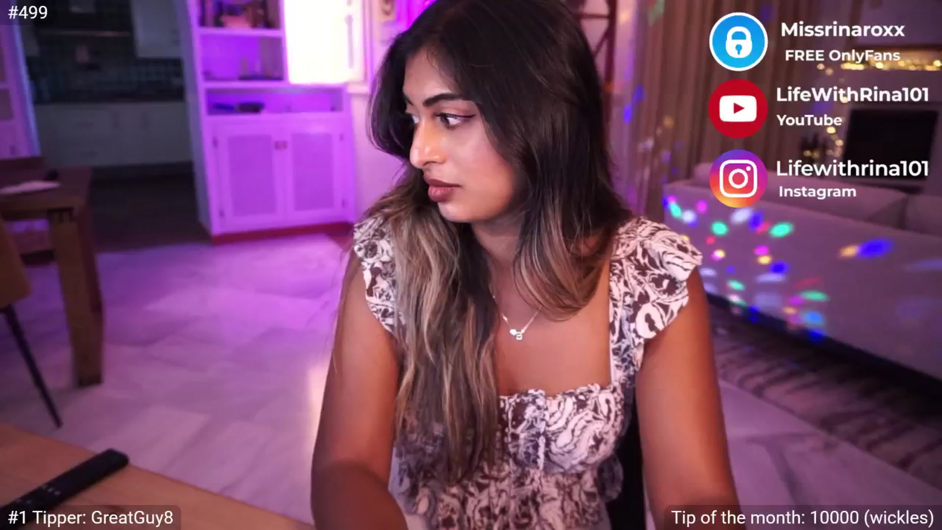 Gallery image thumbnail from Missrinaroxx's myfreecams stream on, 05/20/2025, 19:07 image 2 of 20