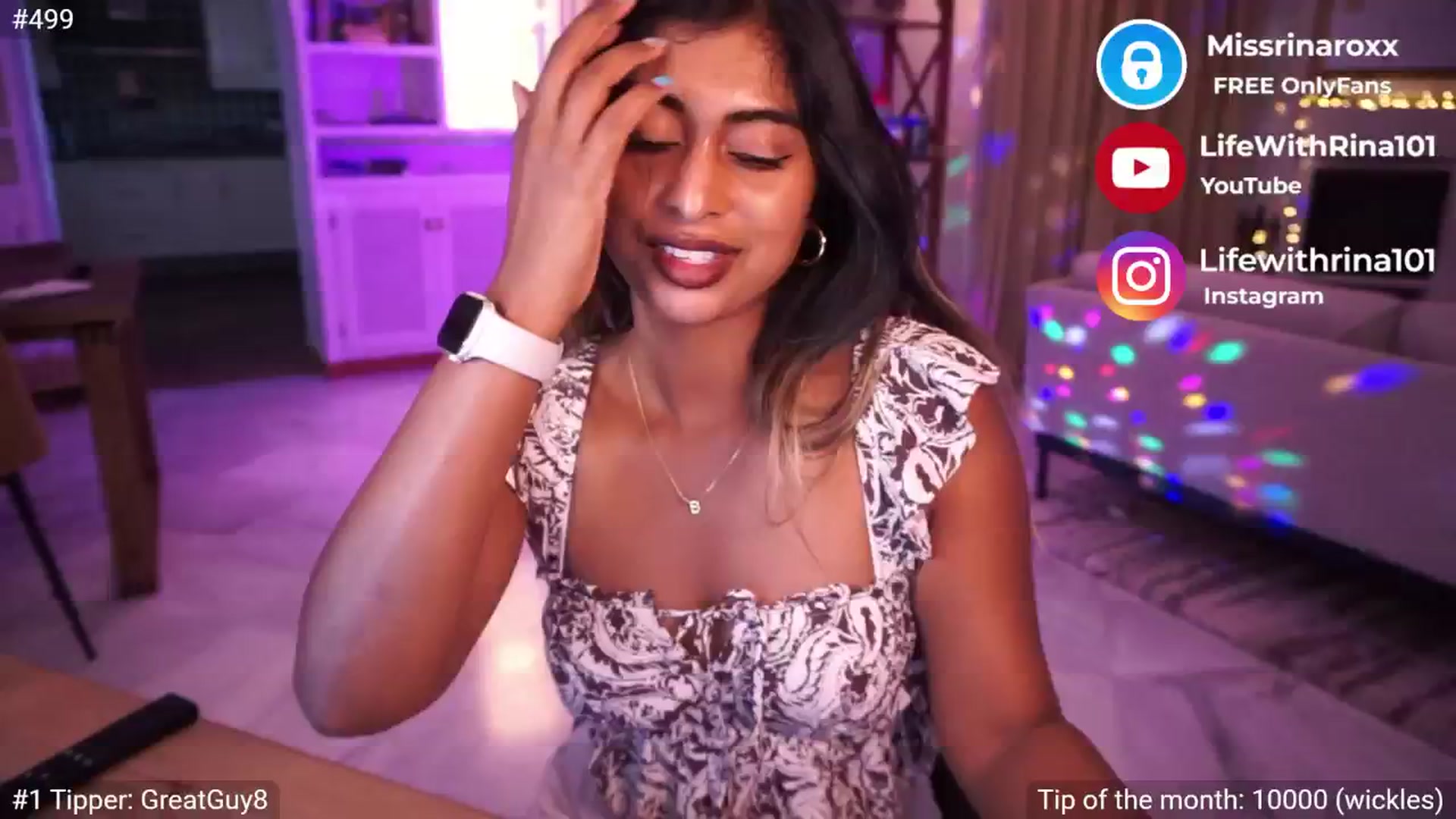 Gallery image thumbnail from Missrinaroxx's myfreecams stream on, 05/20/2025, 19:07 image 6 of 20