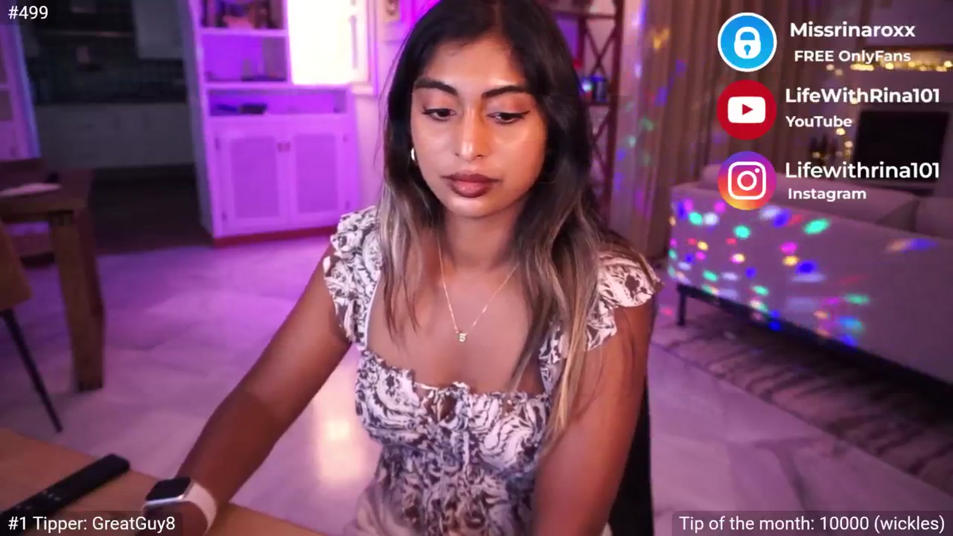 Gallery image thumbnail from Missrinaroxx's myfreecams stream on, 05/20/2025, 19:07 image 10 of 20