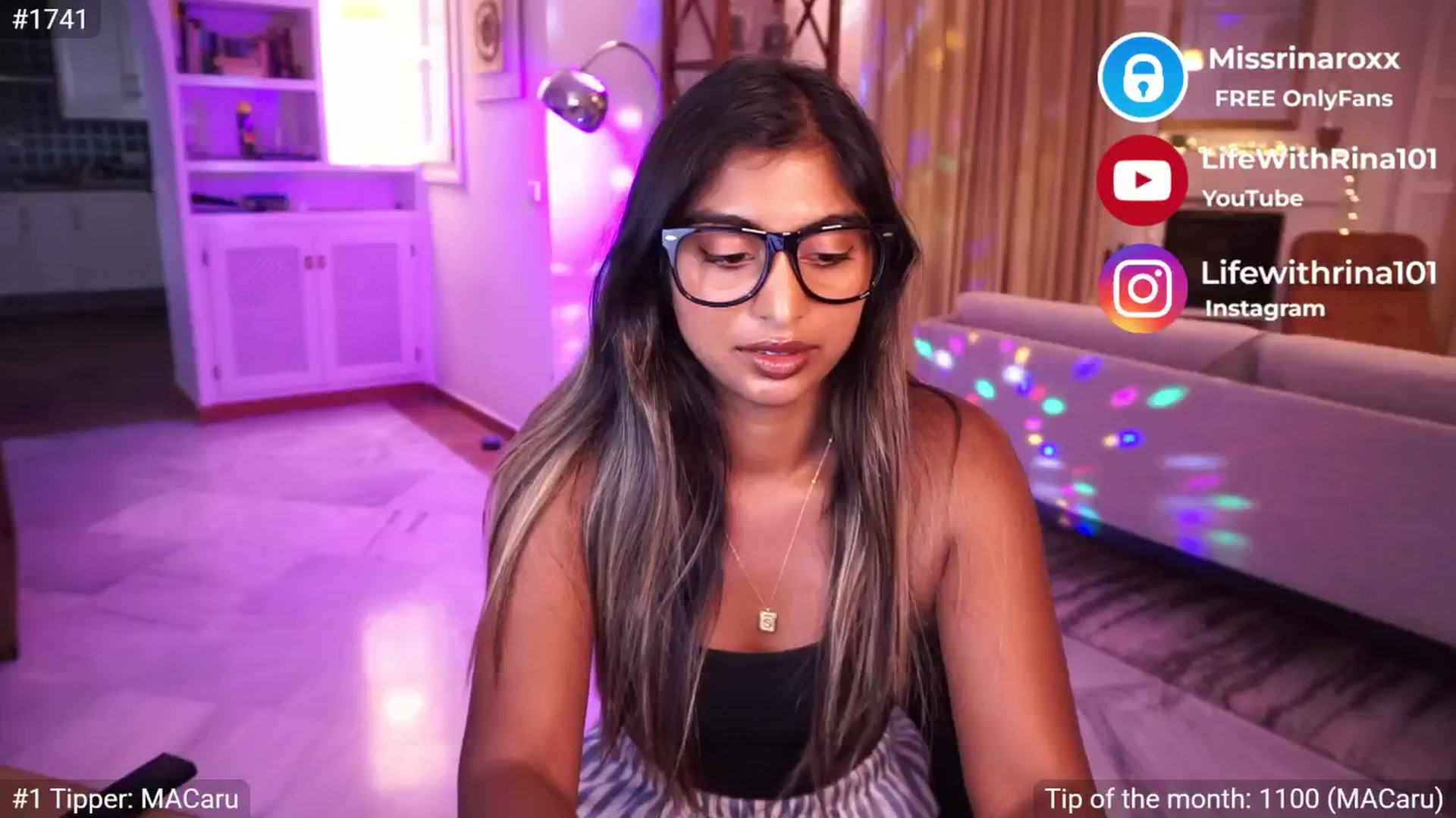Gallery image thumbnail from Missrinaroxx's myfreecams stream on, 06/12/2025, 18:35 image 4 of 20