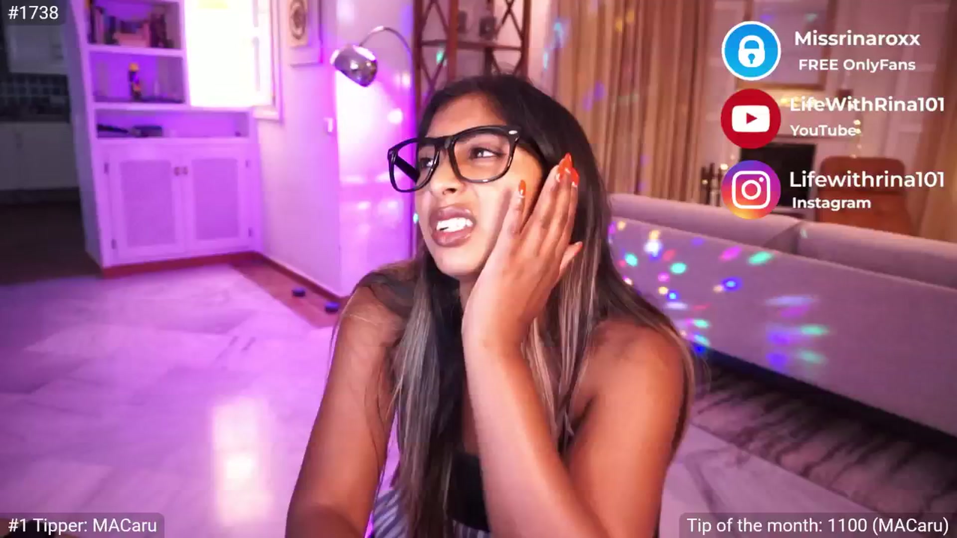 Gallery image thumbnail from Missrinaroxx's myfreecams stream on, 06/12/2025, 18:35 image 19 of 20