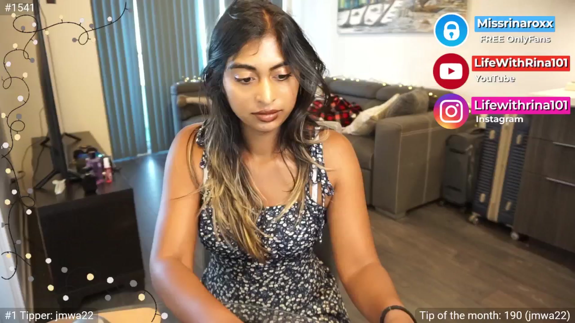 Gallery image thumbnail from Missrinaroxx's myfreecams stream on, 07/01/2025, 23:48 image 8 of 20