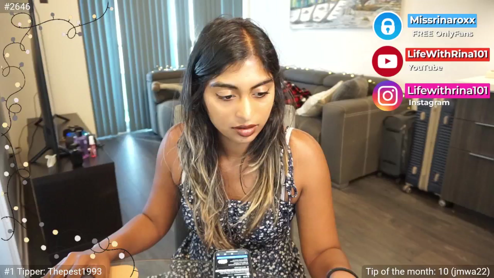 Gallery image thumbnail from Missrinaroxx's myfreecams stream on, 07/01/2025, 23:48 image 2 of 20