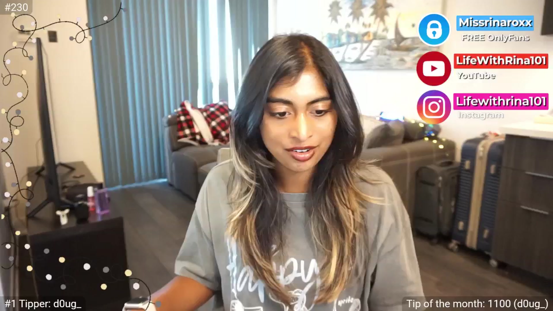 Gallery image thumbnail from Missrinaroxx's myfreecams stream on, 07/04/2025, 24:04 image 15 of 20