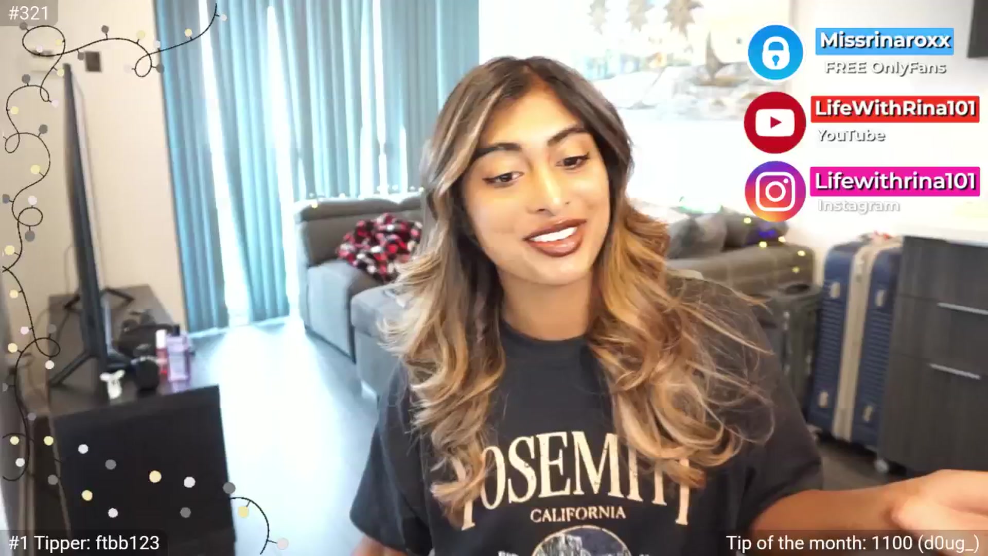 Gallery image thumbnail from Missrinaroxx's myfreecams stream on, 07/04/2025, 18:26 image 5 of 20