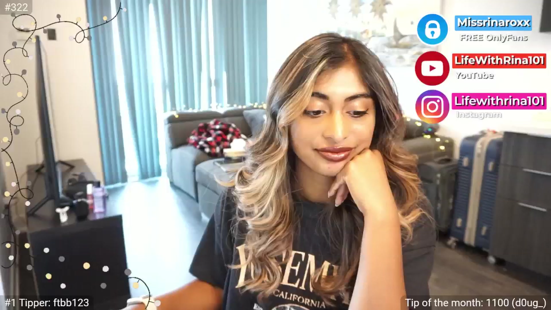 Gallery image thumbnail from Missrinaroxx's myfreecams stream on, 07/04/2025, 18:26 image 16 of 20