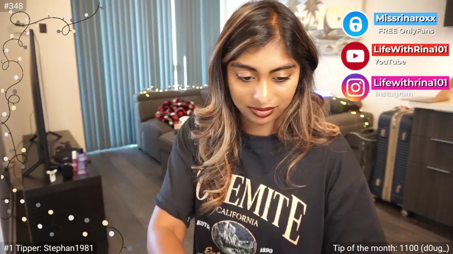 Gallery image thumbnail from Missrinaroxx's myfreecams stream on, 07/04/2025, 23:25 image 10 of 20