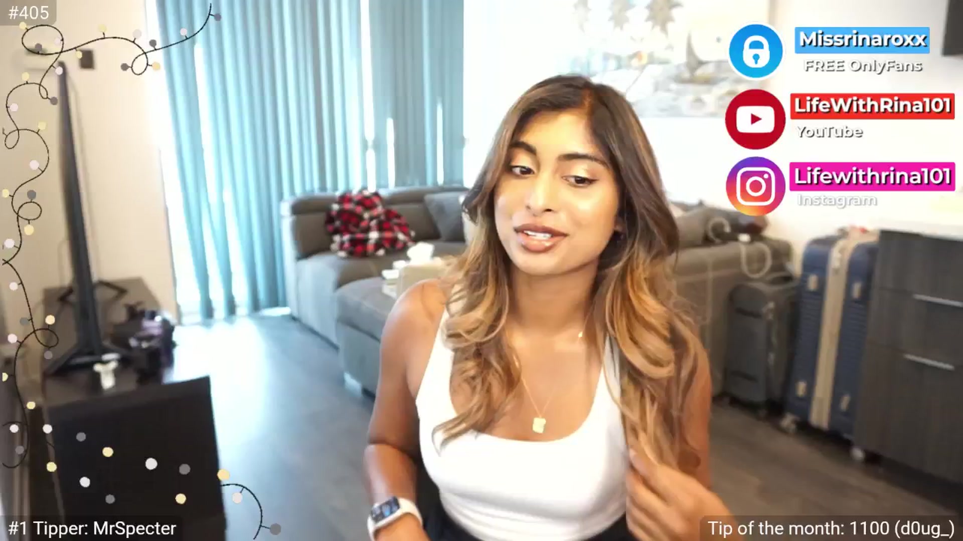 Gallery image thumbnail from Missrinaroxx's myfreecams stream on, 07/05/2025, 22:53 image 3 of 20