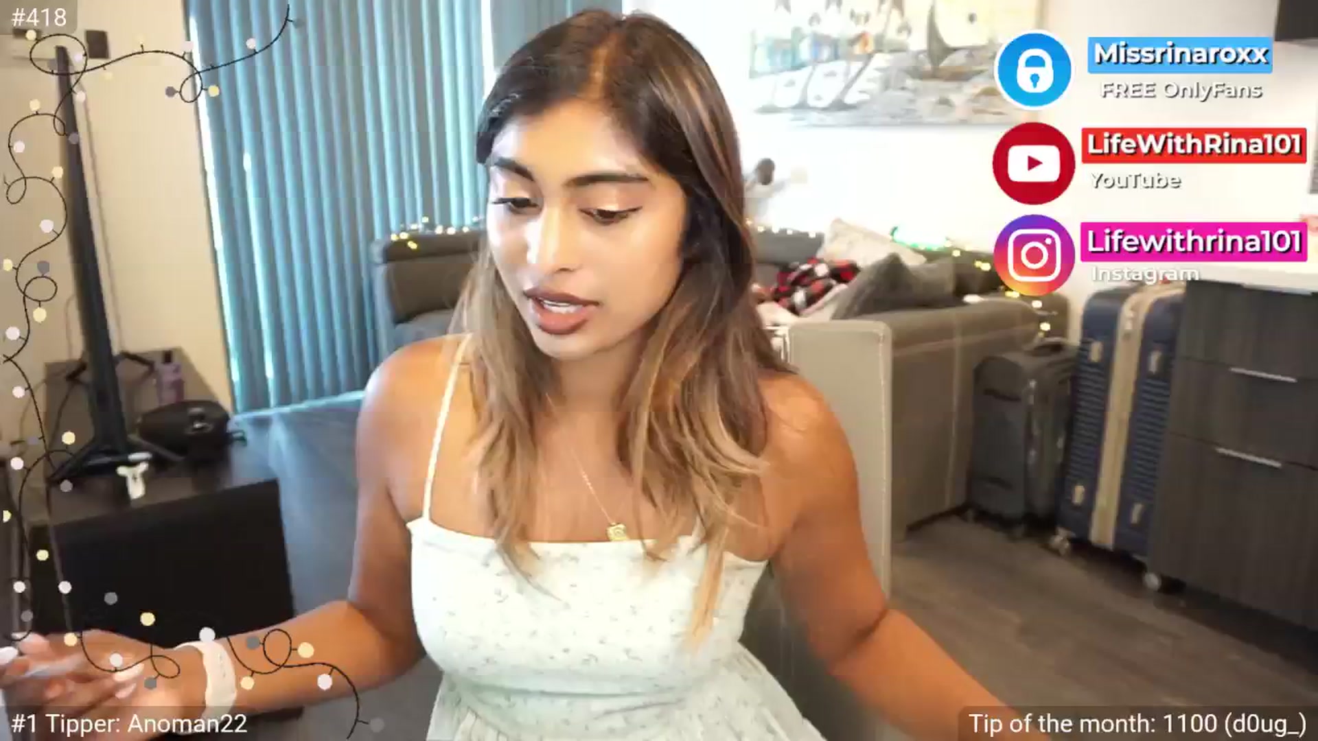 Gallery image thumbnail from Missrinaroxx's myfreecams stream on, 07/06/2025, 23:04 image 9 of 20