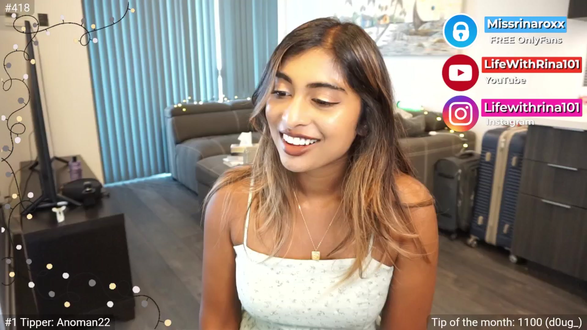 Gallery image thumbnail from Missrinaroxx's myfreecams stream on, 07/06/2025, 23:04 image 3 of 20