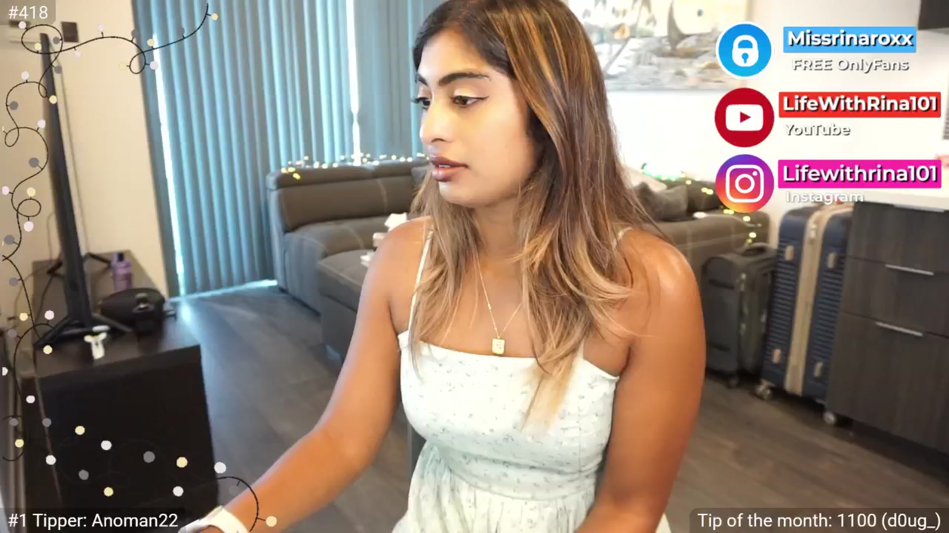 Gallery image thumbnail from Missrinaroxx's myfreecams stream on, 07/06/2025, 23:04 image 10 of 20