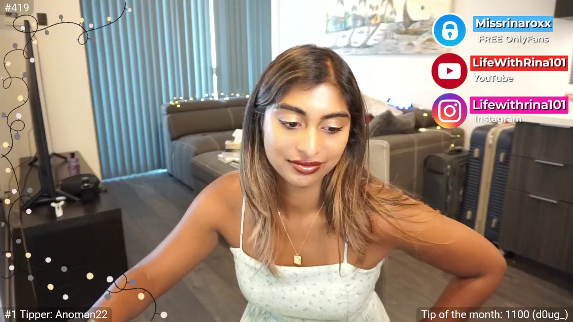 Gallery image thumbnail from Missrinaroxx's myfreecams stream on, 07/06/2025, 23:04 image 20 of 20
