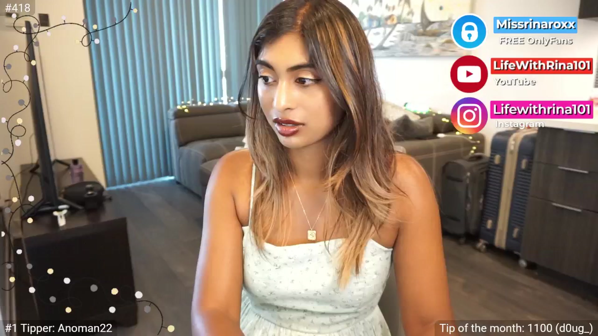 Gallery image thumbnail from Missrinaroxx's myfreecams stream on, 07/06/2025, 23:04 image 15 of 20