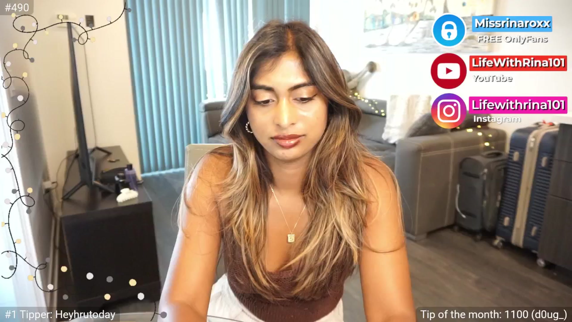 Gallery image thumbnail from Missrinaroxx's myfreecams stream on, 07/09/2025, 22:53 image 4 of 20