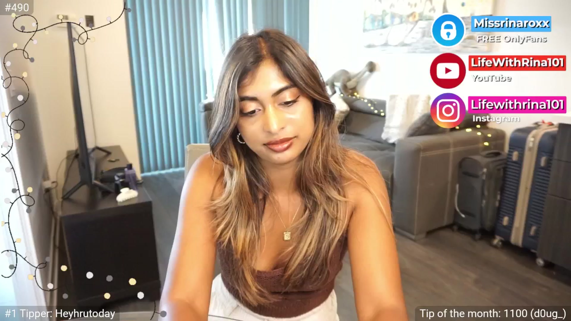 Gallery image thumbnail from Missrinaroxx's myfreecams stream on, 07/09/2025, 22:53 image 6 of 20
