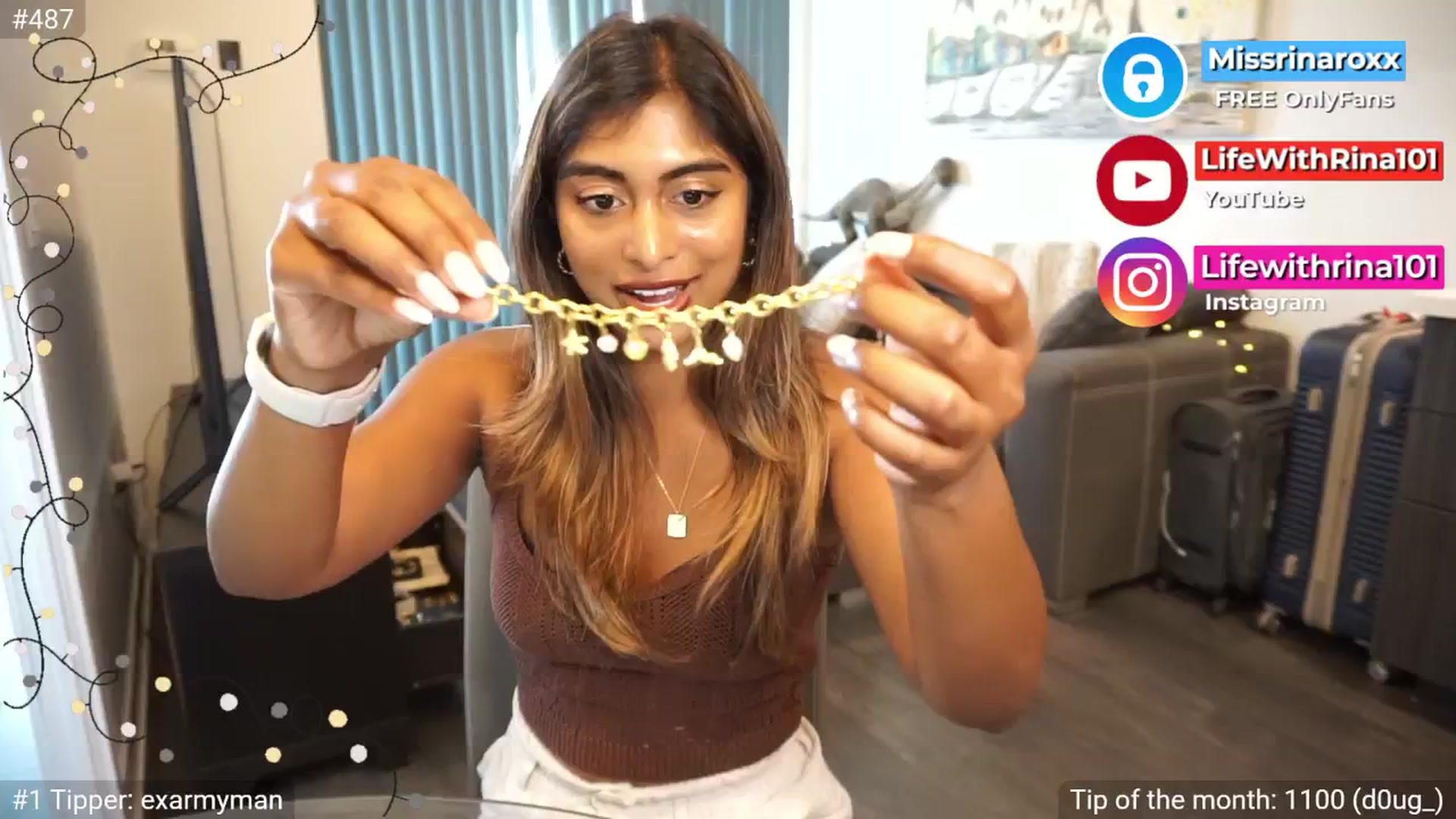Gallery image thumbnail from Missrinaroxx's myfreecams stream on, 07/09/2025, 22:53 image 16 of 20