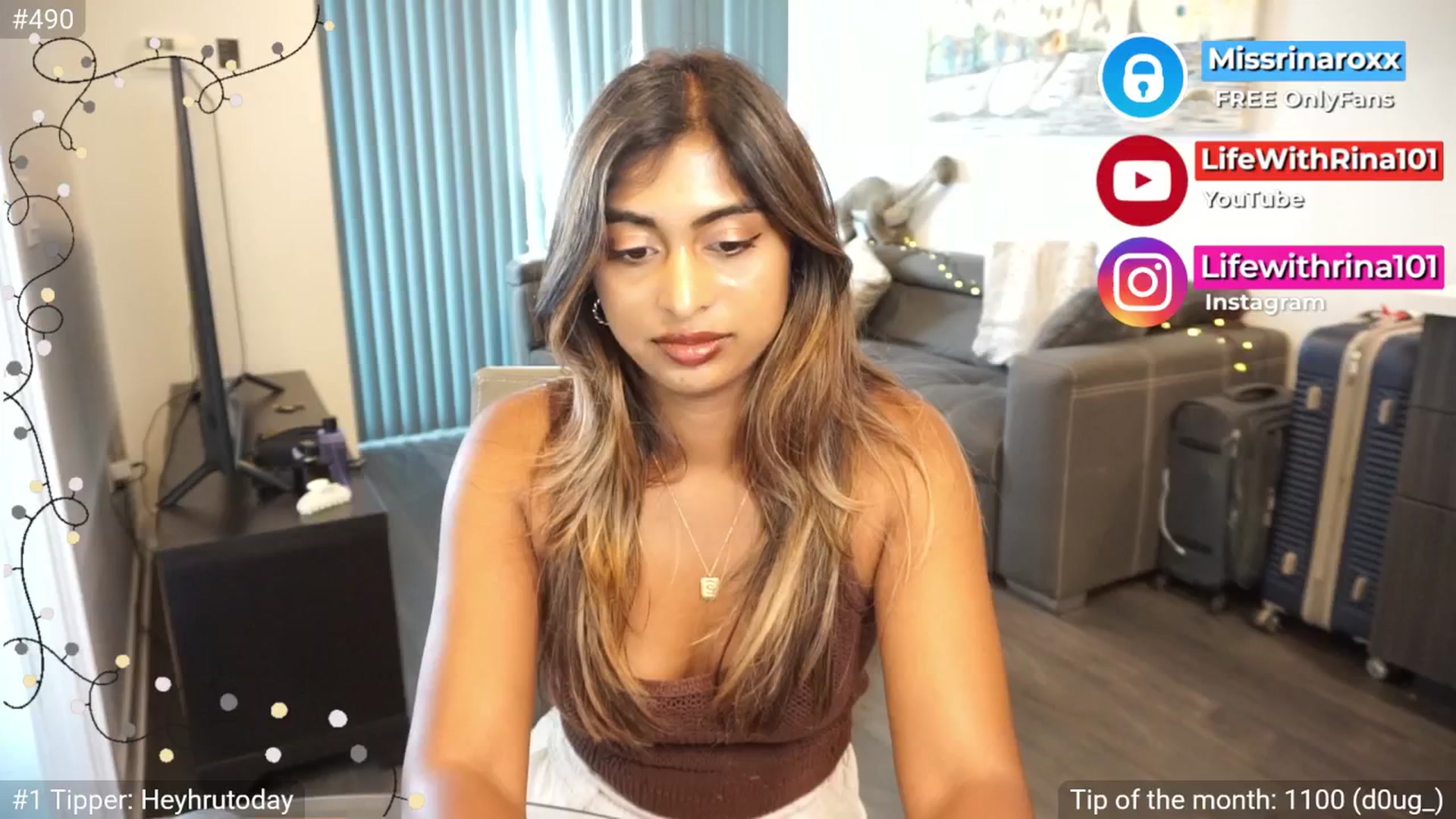 Gallery image thumbnail from Missrinaroxx's myfreecams stream on, 07/09/2025, 22:53 image 5 of 20